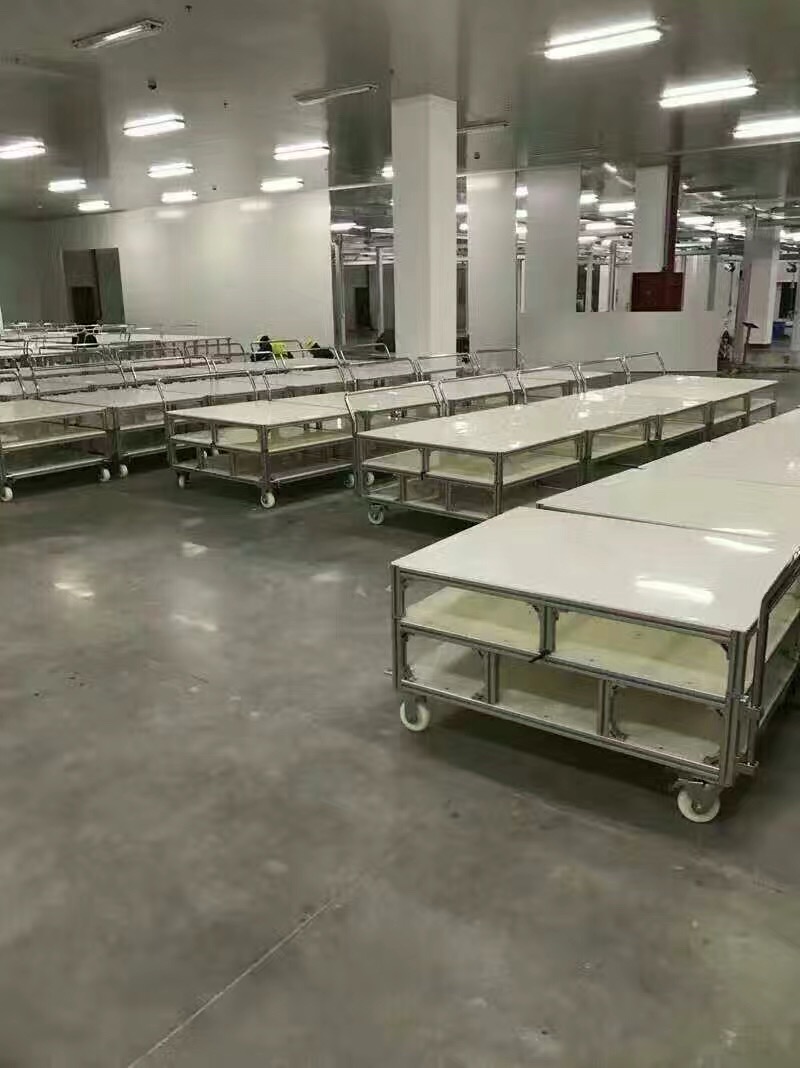 麻豆免费看视频工廠車間生產線多層帶輪工作車